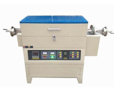 China Horno de gas de alta temperatura del nitrógeno del vacío del horno de tubo del cuarzo de OD80mm 1100C en venta