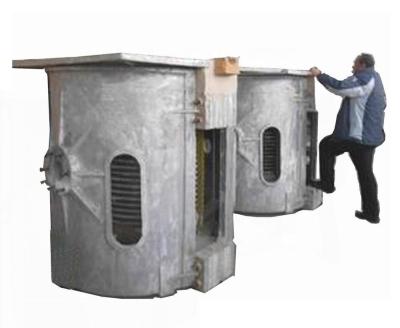 China Scrap Induction Melting Furnace For Metal Steel / Copper 1000HZ Frequency for sale