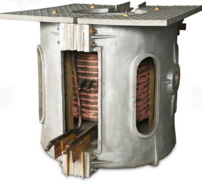 China Snelle het Verwarmen Gietijzer Smeltende Oven, 750kg-Inductie Smeltende Machine Te koop