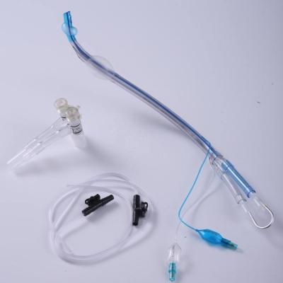China Medizinische Rohr-Doppel-Lumen WegwerfEndotrachealtubus PVCs endobronchiale zu verkaufen