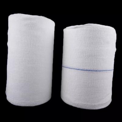 中国 90cm X 100m Sterile Hydrophilic 100% Cotton Absorbent Medical Cotton Roll Disposable Sterile Gauze Roll 販売のため