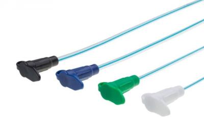 China Medical 4-22FR PVC Feeding Tube Disposable Rectangular Tube with Multicolour Marking for sale