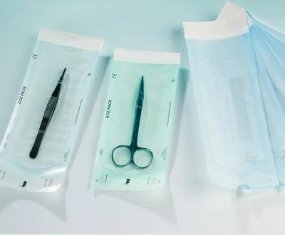 China 5.7 Cm X 13 Cm Medical Sterile Bag Dental Packaging Peel Pack Self Seal used for Sterilizing Dental Medical Instruments for sale