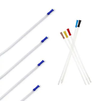 China 14Fr Medical Sterile Urethral PVC Intermittent Catheter For Male And Females for sale