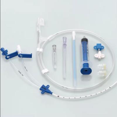 China Centrale veneuze katheter met dubbele lumen medische CVC-kit Centrale veneuze katheter Te koop