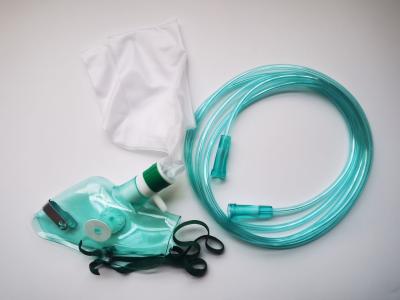 China PVC Non Rebreather Bag Nose ISO13485 Oxygen Reservoir Bag lumen for sale