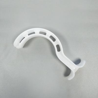 China Dispositivos lisos de la vía aérea de la anestesia de la vía aérea del bloque de la mordedura de la vía aérea 40m m del modelo del PVC Guedel en venta