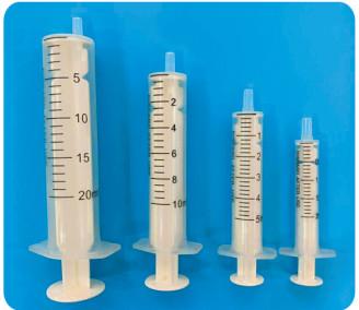 China Non Pyrogenic Disposable Syringe 2 Parts Luer Slip 10 Ml 20 Ml Without Needle for sale
