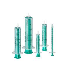 China Green Luer Slip 2 Parts Disposable Sterile Syringe Non Toxic Without Needle for sale