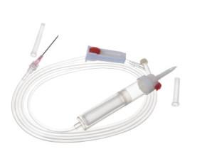 China Sistema disponible de la transfusión de sangre con el conector de la cerradura de Luer de la aguja de Hypodemic en venta