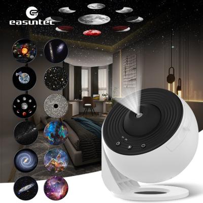China Portable Solar System Planetarium Projector , Rotating Nebula Night Light Projector for sale