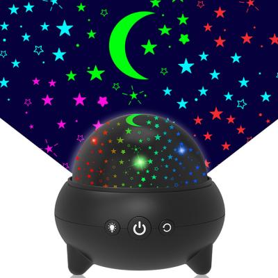 China 360 Degree Rotatable Starry Night Light Projector 9 Colors Adjustable For Kids for sale