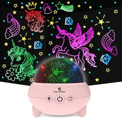 China ROHS Unicorns Starry Night Light Projector Multipurpose For Girls for sale