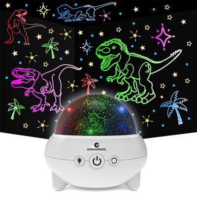 Chine Lampe rotative multicolore de projecteur de dinosaure, projecteur de lumière animal d'étoile d'enfants à vendre