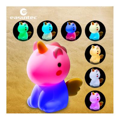 China Adjustable Cute Colorful Silicone Night Lamp Multiscene Portable for sale
