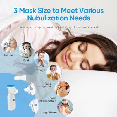 China Portable Mesh Mist Machine Silent Kids and Adult for Travel and Home Use Mesh Nebulizer Breathing Treatment for sale