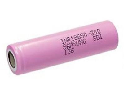 China Weight 45g Cylindrical Rechargeable Lithium Ion Battery Pink Pvc Color for sale