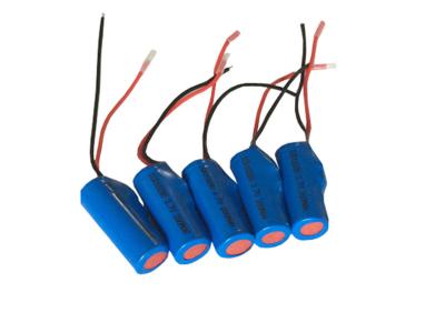 China Eco - Friendly Cylindrical Lithium Ion Cell , Lithium Cylinder Battery 3.7V 200mAh for sale