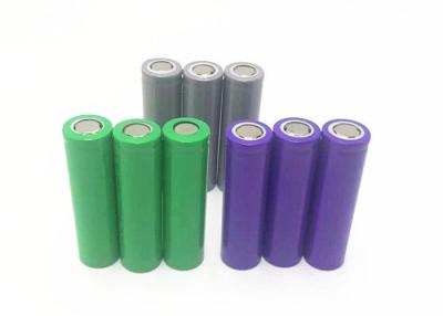 China Mulitiple Color 18650 Cylindrical Cell , High Capacity Lithium Ion Battery For Power Bank for sale