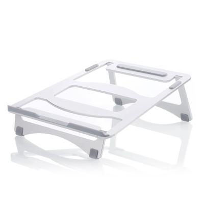 China 4mm Thick 15inch Portable Foldable Laptop Stand / Minimalist Laptop Table for sale