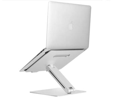China ROHS 17inches Laptop Standing Desk Riser / Metal Laptop Stand for sale