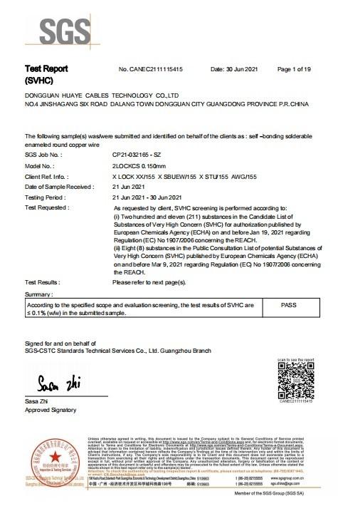 ROHS TEST REPORT - Shenzhen Fuchangwei Technology Co., Ltd