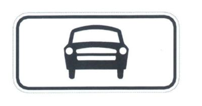 China Reflective Film Road Safety Traffic Sheet for Auxiliary Signs Indicating Vehicle Types and Attributes for sale