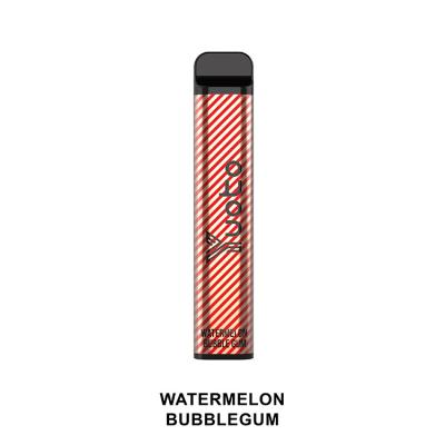 China Yuoto 2500 Puffs Flavors Vaporizer Pen Kit 23 flavors 5% 1200 mAh Battery Disposable Vape  Fruit Ice for sale