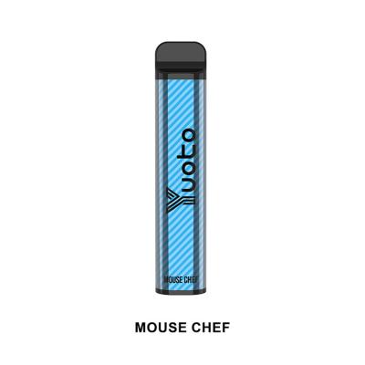 China Yuoto Top Selling Disposable E Cigarette XXL 2500 Puffs Shisha Pen Mouse Chef 50mg Nicotine for sale