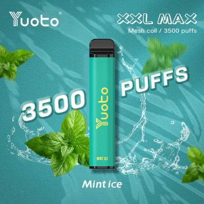 중국 2022 New Disposable Vape OEM Puffs Bar Electronic Cigarette 9ml E-Juice 1200mAh Battery Grape Ice For Puff Distributors 판매용
