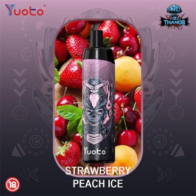 China Rechargeable Battery Yuoto Vape Pen Strawberry Ice Flavor 5000 Puffs Thanos for sale