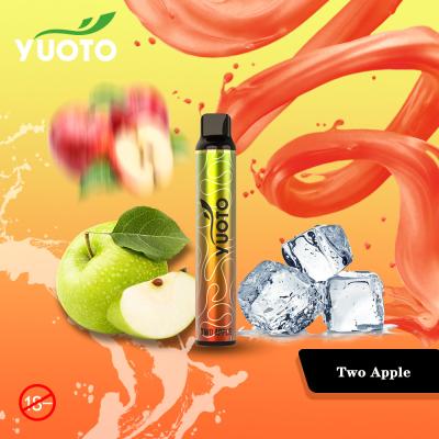 Chine 3000 puffs disposable vape factory 1350mah battery yuoto Vape E Cigs double apple à vendre