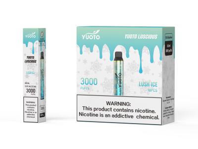 China Pre Charge 3000 Puffs Bubble Gum Disposable Vape Yuoto Luscious for sale