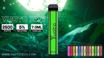 China Yuoto Xxl 2500 Puffs Disposable Vape Wholesale And Distribution for sale