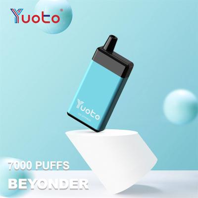 Κίνα Beyonder 7000 μίας χρήσης Vape μπαταρία λοβών 650mAh ριπών YUOTO προς πώληση