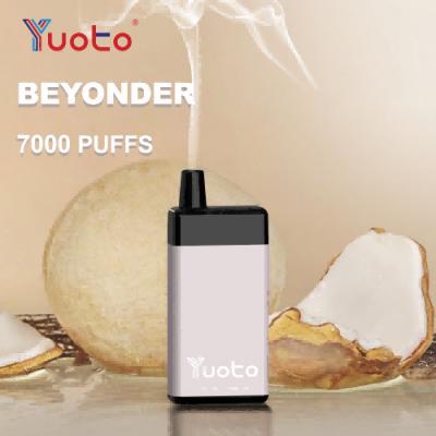 China 7k Puffs Yuoto Beyonder Disposable Vape With Adjustable Air Resistance 50 Mg/Ml for sale