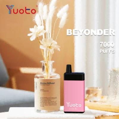 China 7000 Puffs Yuoto Beyonder Disposable Vape Rechargeable 650 MAH for sale