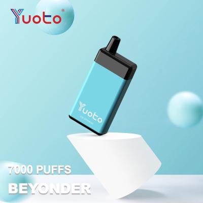 Chine Discover The Performance Of Yuoto 7000 Puffs Vape 900mAh Battery And 7000 Puffs à vendre
