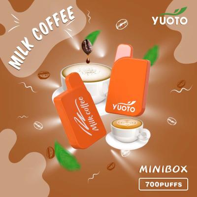 Chine Yuoto Minibox 700 souffles Vape, poids léger de Vape 24g de la nicotine 450mAh 5 à vendre