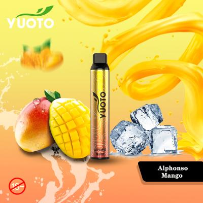 China Stainless Steel Yuoto 3000 Puffs Disposable Vape 1350 MAh 5% Nicotine for sale
