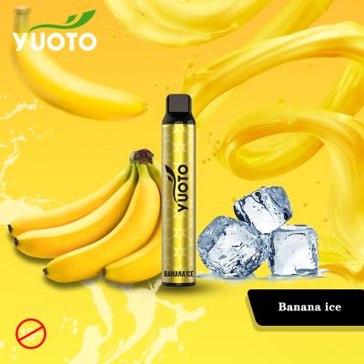 China Yuoto Luscious 3000 Puffs Disposable Vape 1350mAh Battery Yuoto Banana Ice for sale