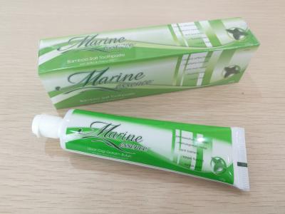 China OEM Oral Hygiene Bamboo Salt Toothpaste Sodium Fluoride 3 Year Shelf Life for sale