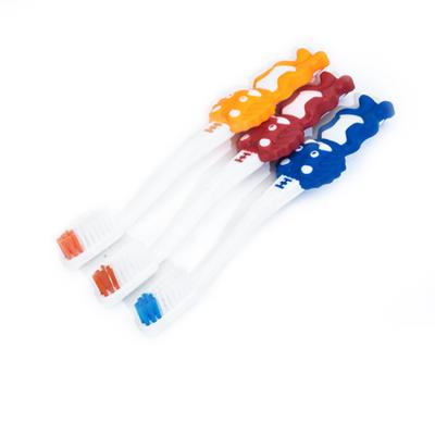 China 350g Plastic Kid'S Toothbrushes Soft Nylon Bristle Brush Lion Shape Customization for sale
