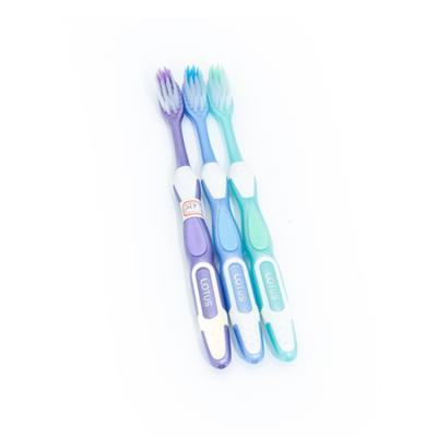 Chine Brosses à dents en plastique jetables d'hôtel avec la personnalisation douce de poils du nylon 610 à vendre