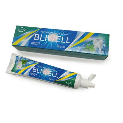 China Agente antibacteriano modificado para requisitos particulares Toothpaste del OEM de la crema dental sensible natural de la goma 100G en venta