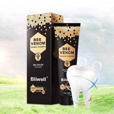 China Crema dental natural del removedor del olor de la boca de la crema dental del veneno de la abeja del alivio del dolor el 100% en venta