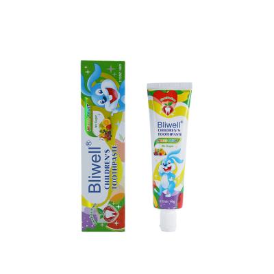China 125g kids Bubble Gum Flavored Toothpaste children's toothpaste safe to swallow OEM for sale