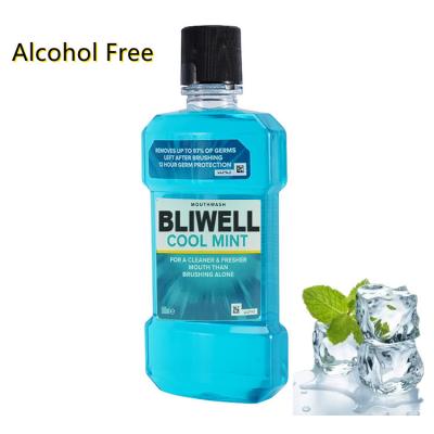 China Fight Bad Breath Teeth Whitening Mouthwash 250ml Natural Cool Mint Mouthwash for sale