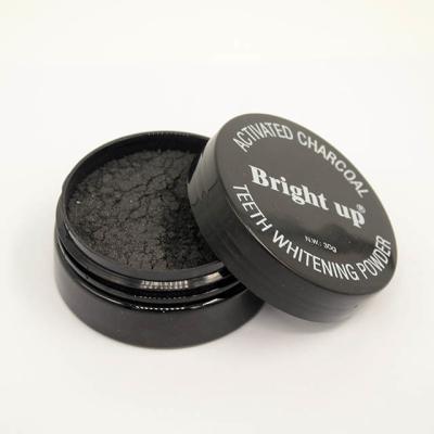 China Activated Bamboo Carbon Charcoal Teeth Whitening Powder Mint Flavor With Spoon for sale
