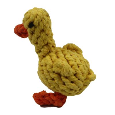 China Indestructible Dog Toys For Aggressive Chewers Rope Flying Duck Squeaky Interactive 14cm for sale